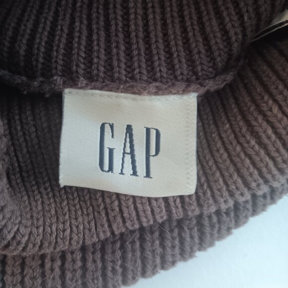Gap Brown Ribbed turtleneck Sweater Size Small - Picture 5 of 6